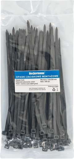 SILNÉ KLIPOVACIE VIAZAČKY 3,6x150mm 100 KS