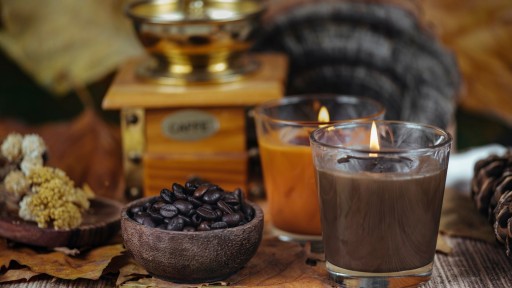 Parafínová sviečka vôňa COFFEE 10ml vonný olej