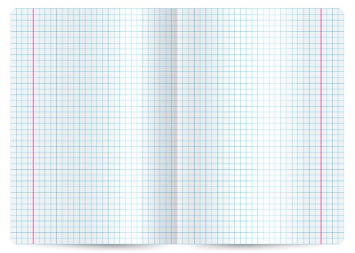 4 X ZÁPISNÍK A5, 80 STRÁN, mriežka S OKRAJOM, TLAK, PRÍRODA A URBAN