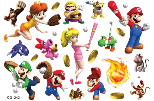 Umývateľné tetovanie pre deti SUPER MARIO CG242