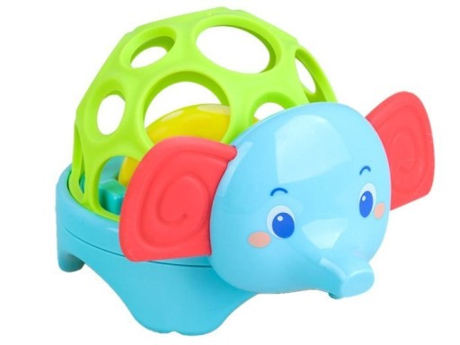 Hrkálka, hryzátko, lampa ANIMALS LION