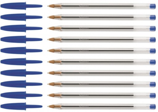 Bic Cristal guľôčkové pero 1mm modré x10