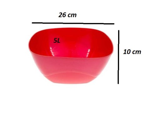 Šalátová misa, misa na ovocie, gril kuchynka, 26x10, 5L, veľ