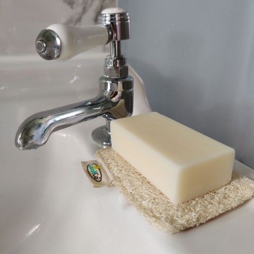 Miska na mydlo LoofCo vyrobená z egyptskej truvy, Natural