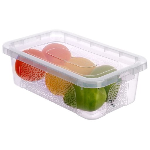 Plastová STORAGE nádoba s vekom, organizér, 4,5L