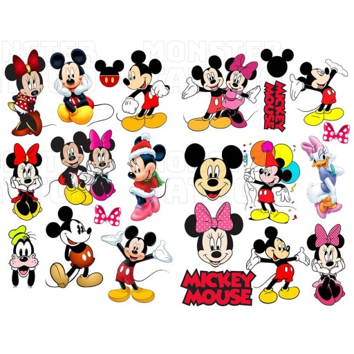 UMÝVAJÚCE DOČASNÉ TETOVANIE PRE DETI MICKEY MOUSE ORIGINÁLNE DIZAJNY