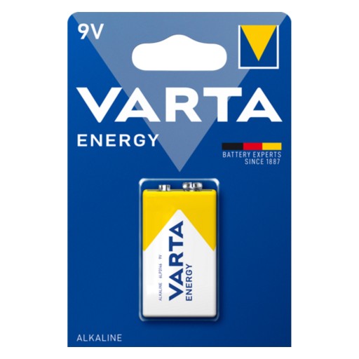 Alkalická batéria Varta Energy 9V 6LR61 1 ks.