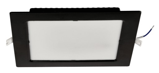 LED stropné svietidlo, zápustné, zápustné, 18W, 1980lm, 4000K, čierne