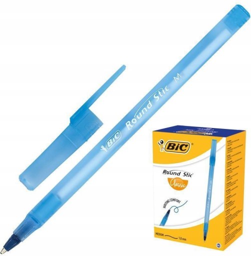 Bic ROUND STICK guľôčkové pero, modré