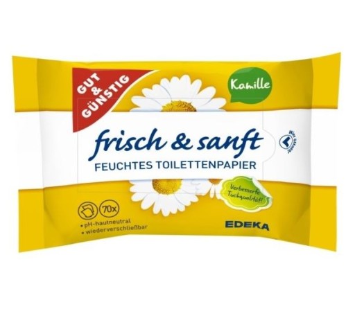 G&G Kamille Vlhčený toaletný papier 70 ks