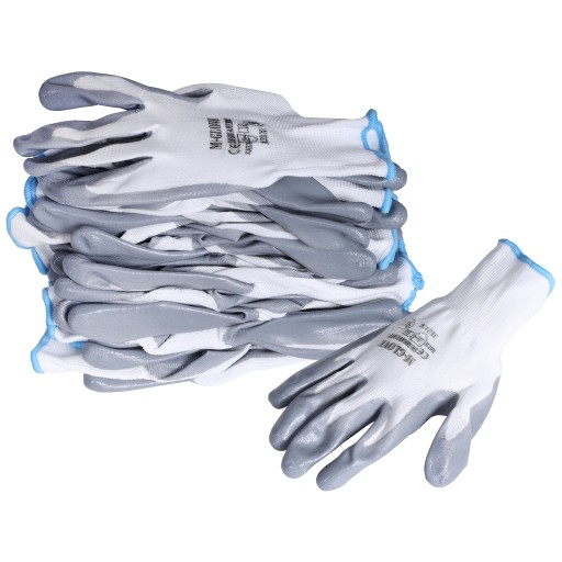 10 párov rukavíc Pracovné rukavice STRONG NITRILE