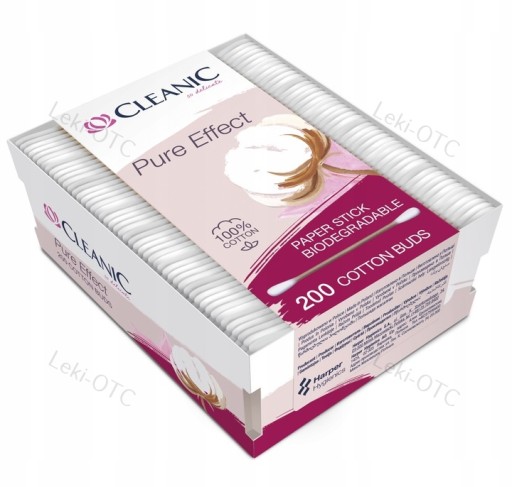 Hygienické tyčinky CLEANIC Pure Effect 200 ks