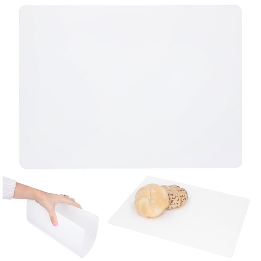 BIELA DOSKA NA KRAJENIE NA MLIEČNY CHLIEB, KUCHYŇA FLEXIBILNÁ, SILNÁ 33x24