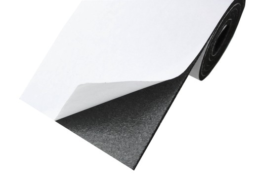 SAMOLEPIACI PLST 4,5mm s lepidlom, čierna, 10x100cm