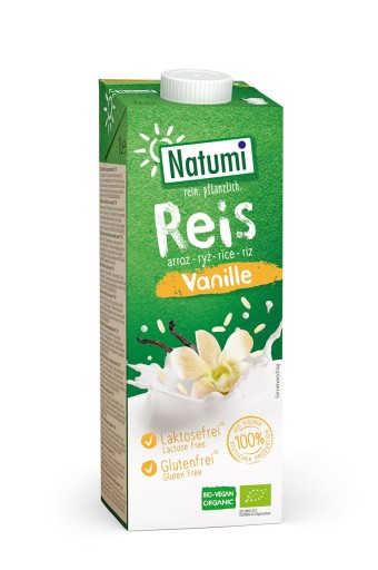Bio ryžový a vanilkový nápoj 1 liter Natumi