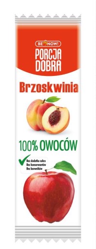 Porcja Dobra Snack jablkovo-broskyňová 16 g