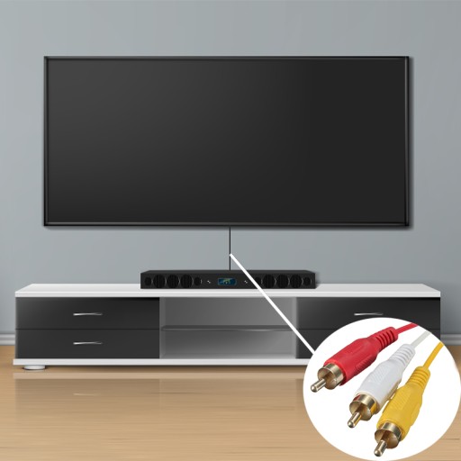ADAPTÉROVÝ KÁBEL, HDMI KÁBEL NA 3x RCA CINCH AUDIO
