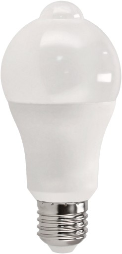E27 12W LED žiarovka s pohybovým a súmrakovým senzorom