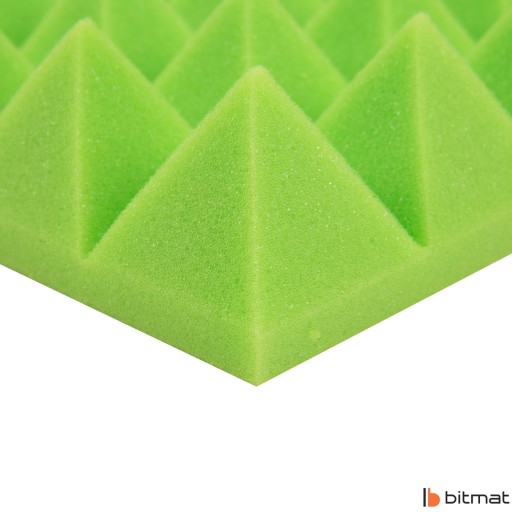 3D stenový panel Akustický pohlcovač ZELENÝ nástenný kužeľ