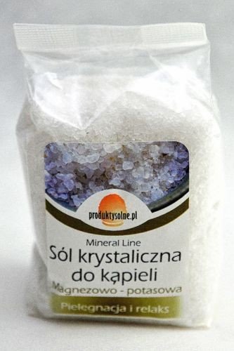 Kúpeľová soľ prírodná kryštálová 300g