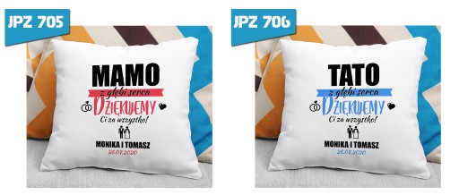 VANKÚŠ ďakovný darček ku SVADBE RODIČOV