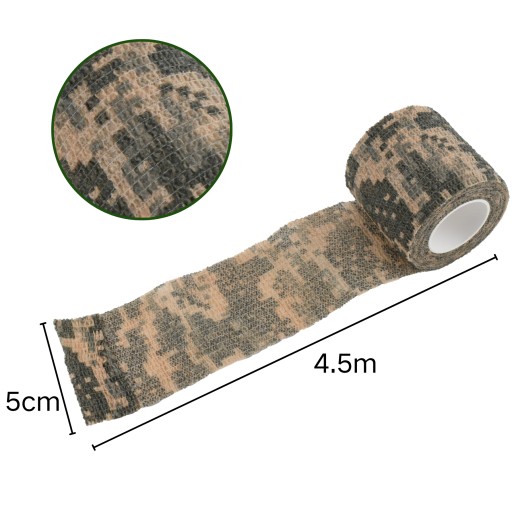 ACU vojenská elastická vojenská maskovacia páska