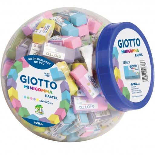 Obdĺžniková guma Giotto Multicolored