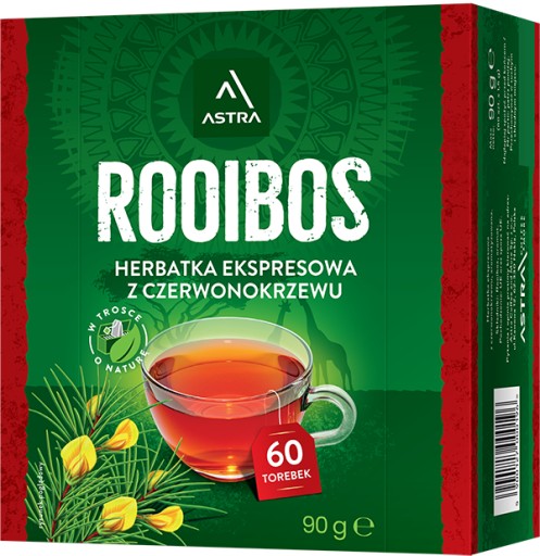 Astra Rooibos červený čaj 60ks x 1,5g