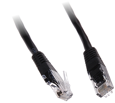 PATCHCORD RJ45/6/1,5-ČIERNA 1,5 m