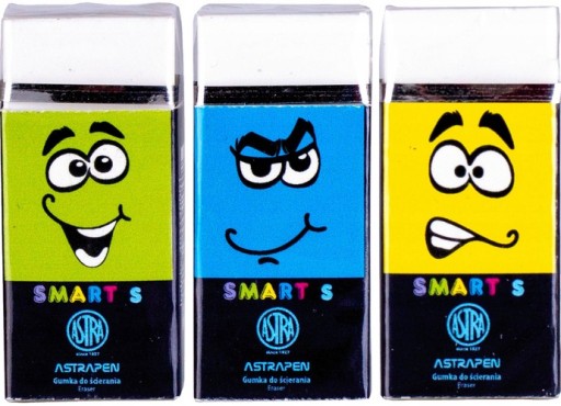 ASTRA SMART S SCHOOL GUMA NA ŠKRABENIE JEMNÝCH ÚSMEVOV