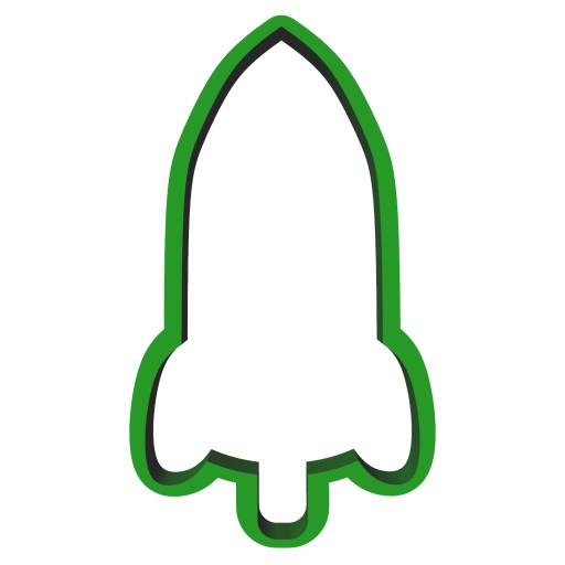 Vykrajovač na sušienky Cosmos Rocket 1