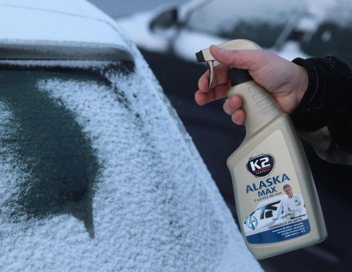 K2 ALASKA ROZMrazovač okien na autosklá, rozpúšťa ľad a námrazu, 700ml