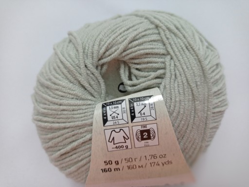 Jeans Yarn Umelecká priadza, ľanová sivá - 49