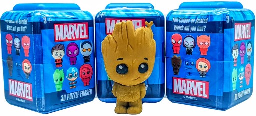MARVEL SÚPRAVA GUMA NA POSTAVKY PREKVAPENIE 3D PUZZLE