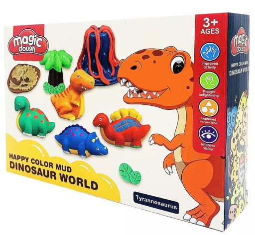 PLASTOVÉ PASTA DINOSAURY + DOPLNKY