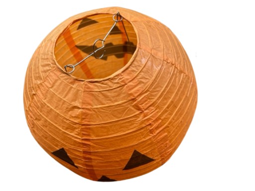 HALLOWEENSKÝ ZÁVISNÝ PAPIEROVÝ LAMPIÓN TEKVICE