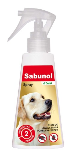 Sabunol sprej 100 ml proti blchám a kliešťom