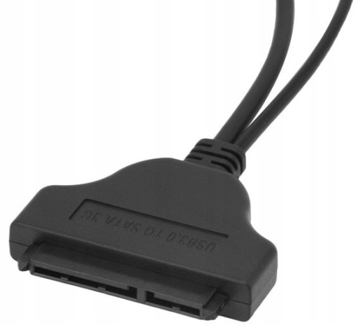 SATA ADAPTÉROVÝ KÁBEL 22 PIN USB 3.0 + USB 2.0 HDD SSD DISK KONVERTOR