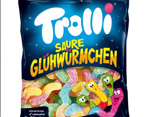 Troll Jelly Sour Mini Balíčky húseníc 10 ks DE
