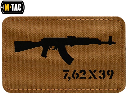AKM ZÁPLAKA NA PUŠKU 7,62X39 LASEROVÝM REZANÝM CORDURA M-TAC BLACK/COYOTE