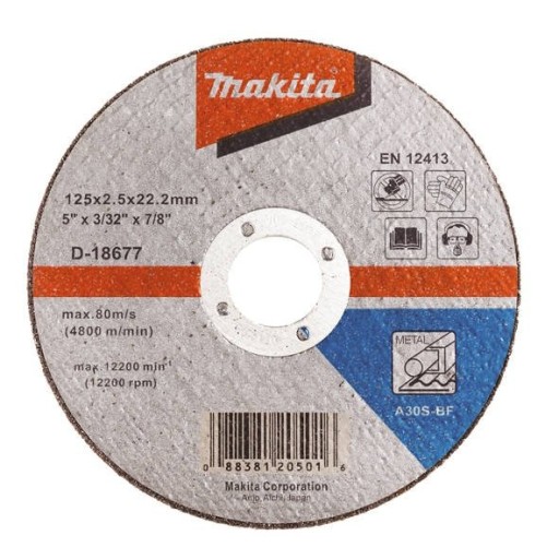 Kovový rezací kotúč 125x2,5mm A30S D-18677