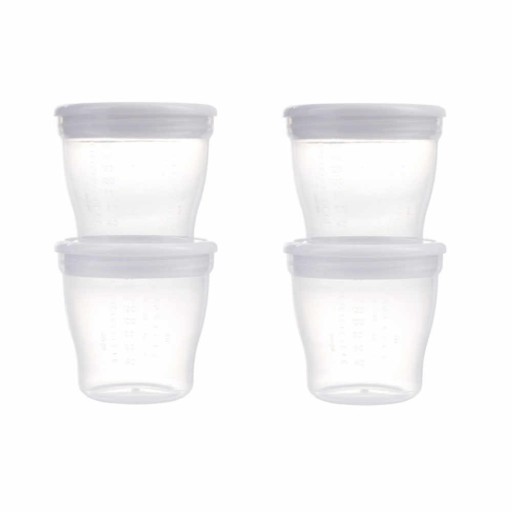 CANPOL NÁDOBY NA POTRAVINY S viečkom 180ml 4ks