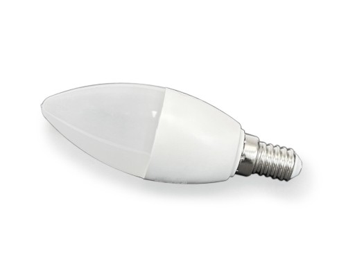 10x E14 LED žiarovka 7W=60W 6500K Cool White 230V Sviečka