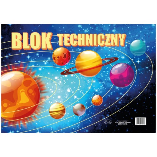 Biela technická podložka A3 do školy, 10 listov