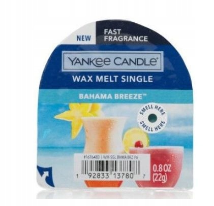YANKEE SVIEČKA VOSK VOSK BAHAMA BREEZE 22g