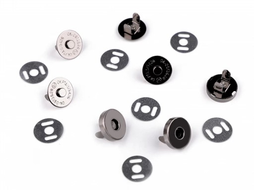 MAGNETICKÝ UZÁVER MAGNET NA TAŠKU 18mm 10 ks