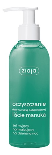 Ziaja Manuka Leaves Normalizujúci čistiaci gél 200 ml