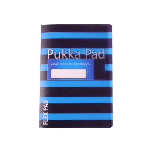 PUKKA PAD Flex Pad Navy B5 kockovaný zápisník, modrý
