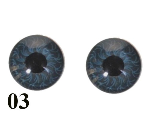OČI PRE MASKOTOV HRAČIEK 11mm/2ks - 03