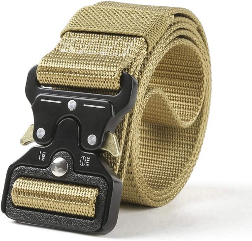 VOJENSKÁ TACTICAL SURVIVAL WEB STRAP QR BÉŽOVÁ